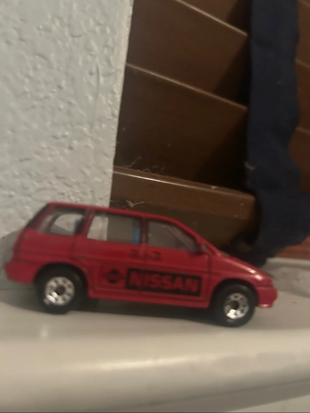 Matchbox Vintage 1990 Nissan Prairie Minivan - RARE Red Multi-Pack Exclusi